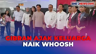 Libur Panjang, Gibran Ajak Keluarga ke Bandung dengan Kereta Cepat Whoosh