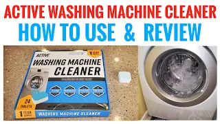 Review Active Washing Machine Cleaner Tablets   How To Clean Washing Machine