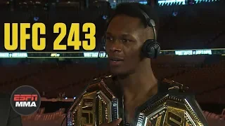 Israel Adesanya is staying humble after beating Robert Whittaker  | UFC 243 Post Show | ESPN MMA