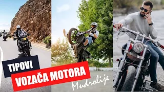 Tipovi vozaca motora - Mudrolije o motorima