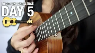 DAY 5 - HOW TO STRUM WITH THE INDEX FINGER - 30 DAY UKE CHALLENGE