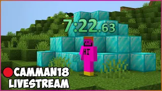 Speedrunning Random Minecraft Blocks camman18 Full Twitch VOD