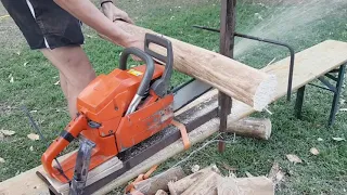 Log cutting Firewood processing Chainsaw stand (gen1)