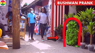 😂😂😂She Thought It Was A Flower! Bushman Prank | Goldman Statue Prank.