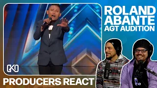 PRODUCERS REACT - Roland Abante AGT Audition Reaction