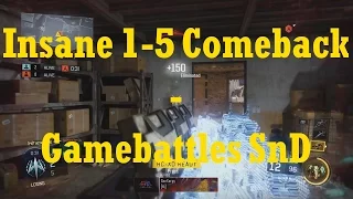 Insane Comeback! | Gamebattles SnD Reverse Sweep | Black Ops 3 Search and Destroy (BO3 S&D)
