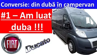 Am gasit o duba potrivita pentru conversie campervan