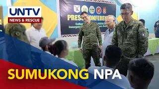 10 miyembro ng New People’s Army sa Bukidnon, sumuko sa mga awtoridad