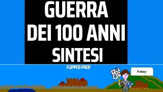 Tutta La Guerra dei cent'anni audio, testo e immagini flipped classroom