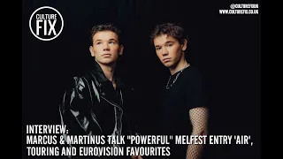 Interview: Marcus & Martinus Talk "Powerful" Melfest Entry 'Air', Touring And Eurovision Favourites