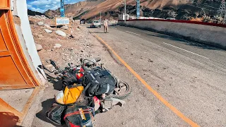 Crashed my Motorcycle : Kargil to Leh on a Splendor | Tripura to Ladakh EP. 13