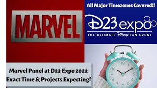 Marvel Studios D23 Expo 2022 | Exact Timing for all Updates covered! #mcu #shorts