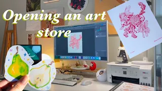 ✨start an art shop w/ me✨