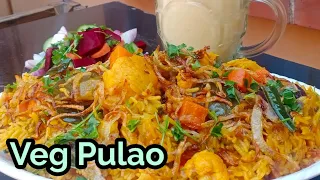 Veg Pulao Recipe In pressure cooker Vegetables Rice Very Easy Veg Biryani Recipe 20 Minutes Veg Rice