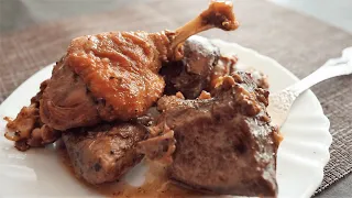 Нежная утка тушеная кусочками в собственном соку | stewed duck #14