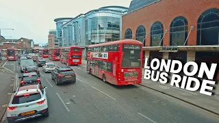 LONDON Bus Ride 🇬🇧 - Route X26 - London's longest bus route covering 23.75 miles - Croydon- Heathrow