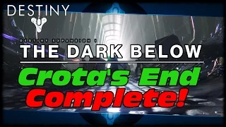 Destiny Crota's End Raid Completed With Random Subscribers The Dark Below Expansion DLC!