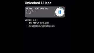 Lil Kee - I Don’t Care #unreleased #lilkee