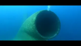 Diving in Jordan, Aqaba. Lockheed tristar L1011 Airplane wreck