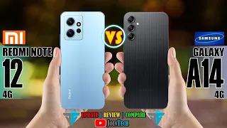 XIAOMI REDMI NOTE 12 4G VS SAMSUNG GALAXY A14 4G FULL SPECIFICATIONS COMPARISON