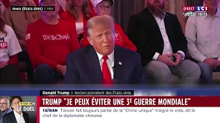 "Je peux éviter une 3è guerre mondiale" estime Donald Trump