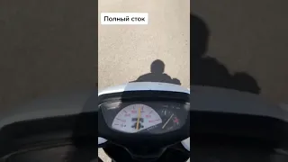 honda dio af-27 разгон полный сток