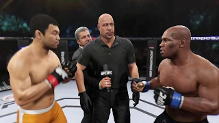 Kazushi Sakuraba vs. Mike Tyson (EA Sports UFC 2) - CPU vs. CPU 🥊