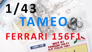 TAMEO WCT61 FERRARI 156F1 1961 1/43 Scale - UNBOXING