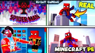 SPIDER-MAN : ACROSS THE SPIDER-VERSE MOD FOR MINECRAFT PE ( 1.19+ ) | SPIDERMAN MOD MCPE | 2023!