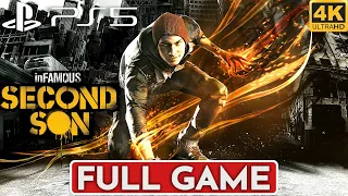INFAMOUS SECOND SON PS5 Gameplay Walkthrough FULL GAME [4K 60FPS] - No Commentary