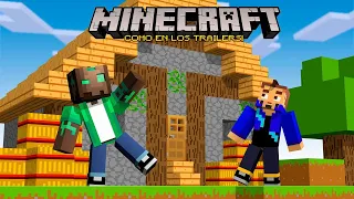 MINECRAFT pero SE VE IGUAL QUE LOS TRAILERS! 😱 MINECRAFT REALISTA