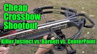 Cheap Crossbow Shootout: Killer Instinct vs. CenterPoint vs. Barnett