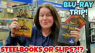 MAD MAX STEELBOOKS OR SLIPS?!? Best Buy Black Friday Deals IN STOCK!!!!! Blu-ray Hunting Trip!