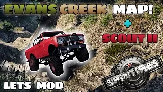Lets Mod Spintires - New MAP! + International Scout II Open top! - Link in the description!