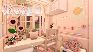 BLOXBURG: *pt 2* blush pastel house 69k l tour + speedbuild ♡