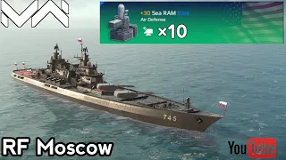 10x Sea RAM AirDefense In RF Moscow - Modern Warships Gameplay