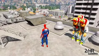 #Shorts GTA 5 Water Ragdolls Spiderman vs Subway Surfers Jumps Fails Euphoria physics Funny #9