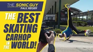 The Best Skating Carhop in the World! |  Dr. Pepper Skating Carhop Competition
