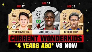 BIGGEST WONDERKIDS Players 4 YEARS AGO! *2019 vs 2023* 🤯😱 ft. Vinicius, Kvaratskhelia, Bellingham…