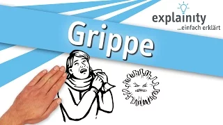 Grippe einfach erklärt (explainity® Erklärvideo)