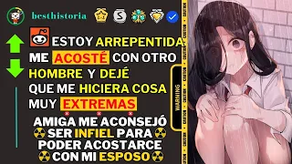 ☢️Me ACOSTÉ con otro 👉HOMBRE👈 siguiendo el consejo de mi AMIG🅰S de EXPERIMENTAR ahora me ARREPIENTO.