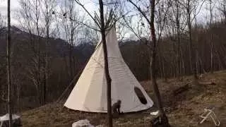 Zeltwelt | Tipi-Aufbau | Agrano IT