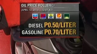 SONA: Oil Price Rollback April 12, 2016