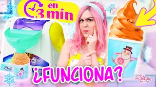 HELADO EN MÁQUINA DE JUGUETE EN 3 MINUTOS! | MIS PASTELITOS