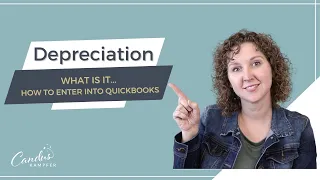 How to enter Depreciation into QuickBooks