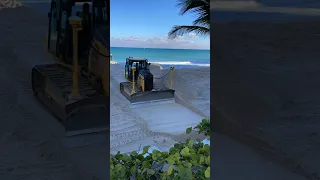 Mission Impossible 5: Fighting Beach Erosion (Timelapse) #shorts