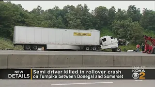 Driver Killed In Pa. Turnpike Tractor Trailer Crash