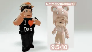 My DAD Rates Your ROBLOX Avatars- 😳🙊