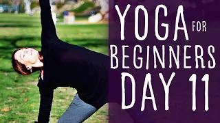 Yoga For Beginners At Home 30 Day Challenge (15 Minute) Day 11