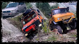 LandCruiser-Bergung mit Unimog am Allradfreigang 2022 mit Wolf‘s Adventure